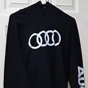 Audi men black hoodie